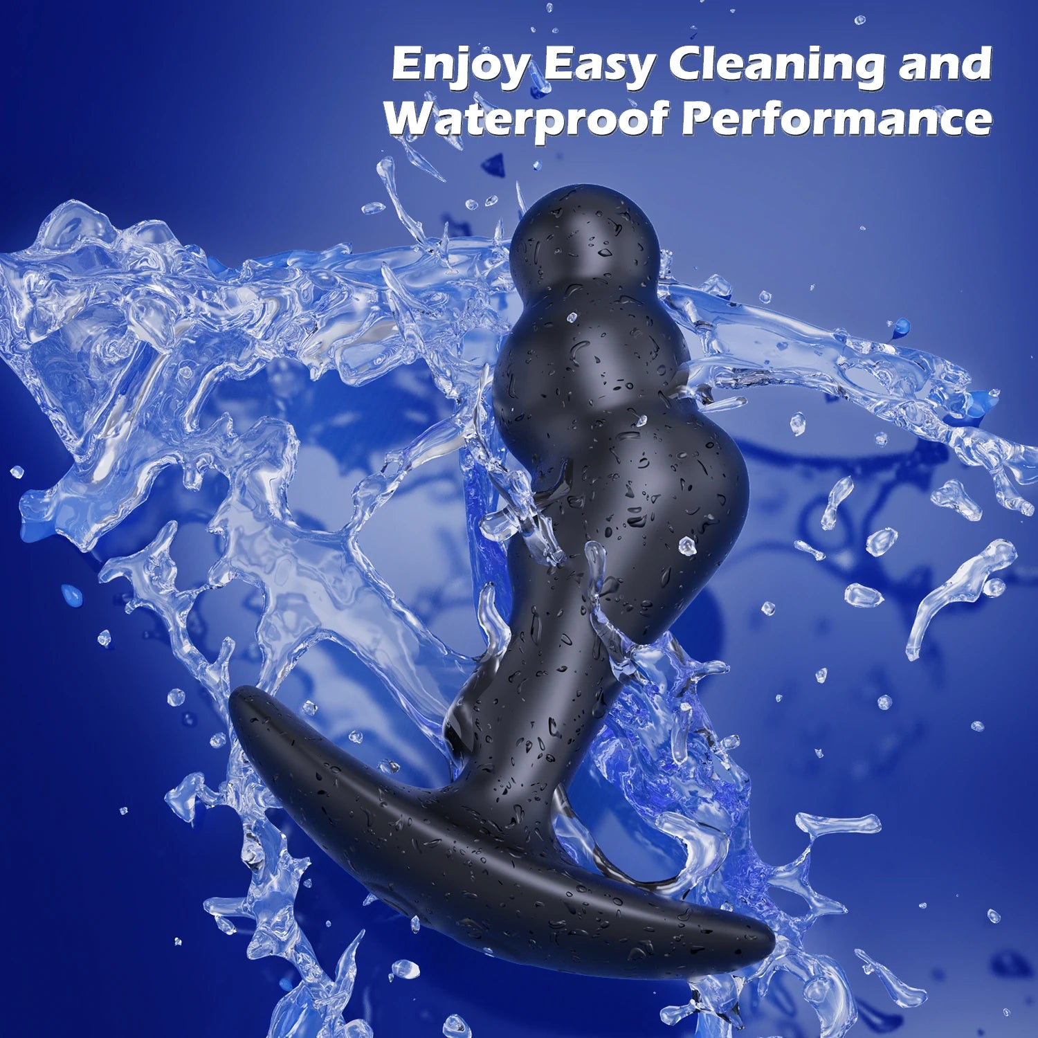 Silicone Prostate Massager & Anal Plug Vibrator for Male G-Spot Stimulation