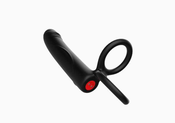 3-in-1 Vibrating Ring with Dildo – Perfect Adult Toy for Couples