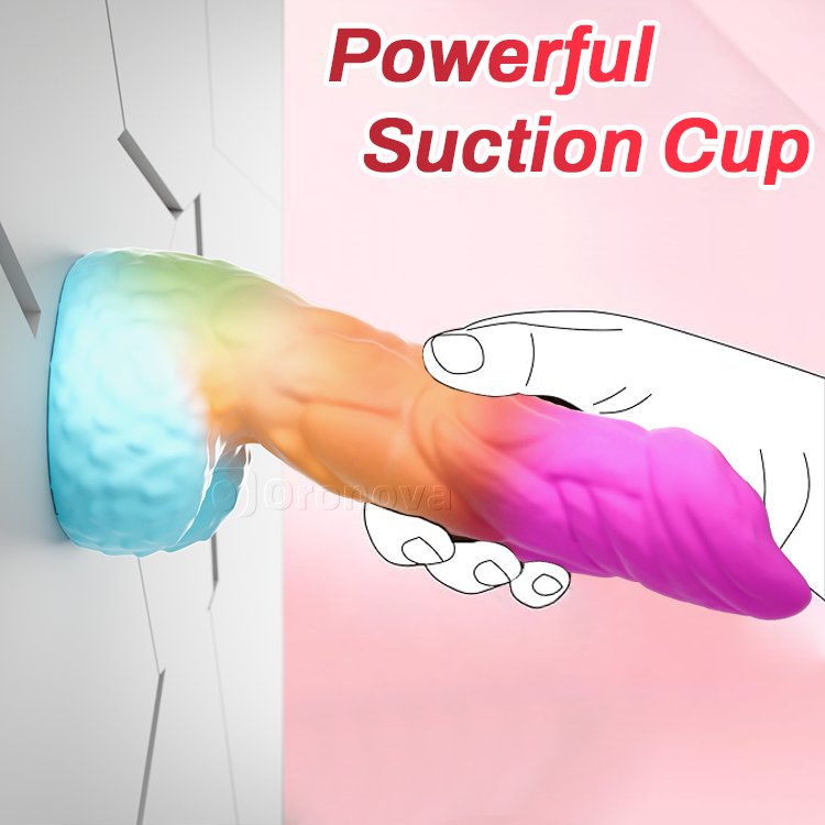 8 Inch 21cm Realistic Silicone Dildo with Strong Suction Base