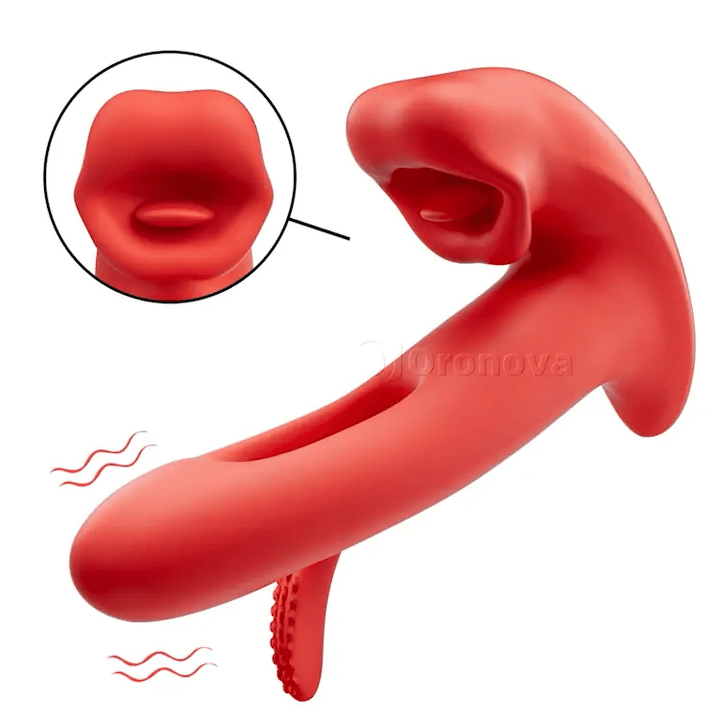 Flapping Clit Vibrator - Kissing Mouth & Vibration Oronova Flapping Clit Vibrator - Kissing Mouth & Vibration Oronova