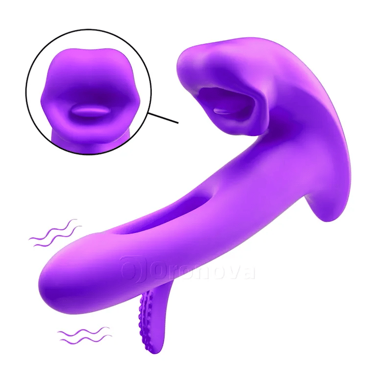 Flapping Clit Vibrator - Kissing Mouth & Vibration Oronova Flapping Clit Vibrator - Kissing Mouth & Vibration Oronova