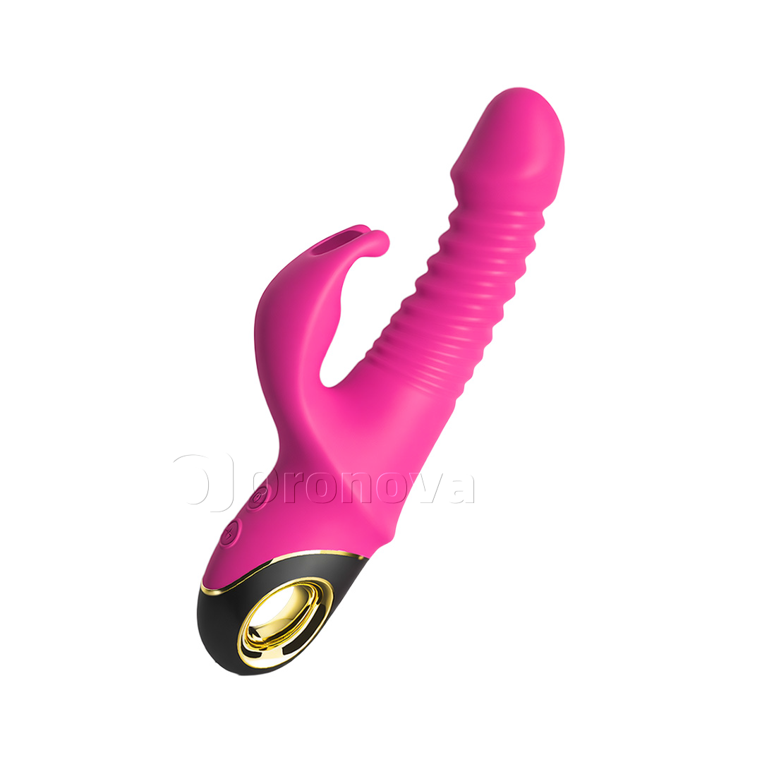 3-in-1 Thrusting Rabbit Vibrator 9 Vibration Modes