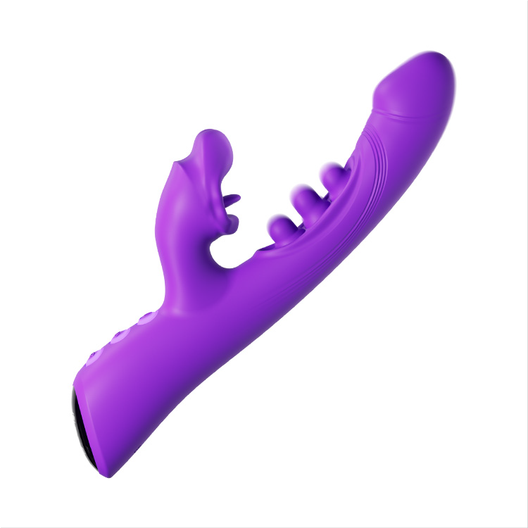 3-in-1 Kissing and Triple-Tap Vibrator – Clit & G-Spot Pleasure