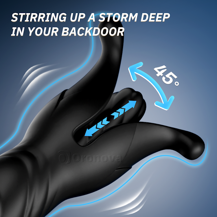 Remote-Controlled Expanding Anal Plug with 9 Vibration and Thrusting Modes