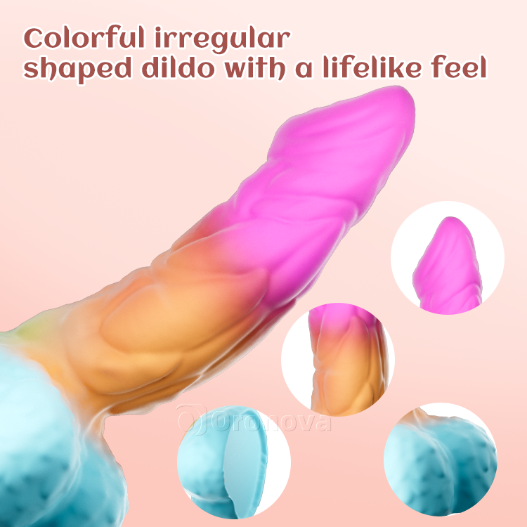 8 Inch 21cm Realistic Silicone Dildo with Strong Suction Base