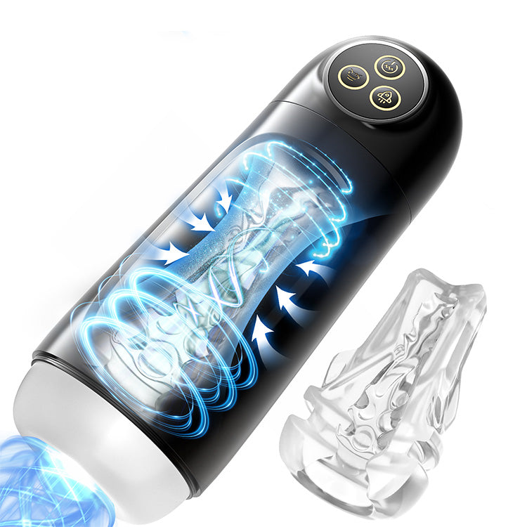 Automatic Male Masturbator – 9 Suction & Vibration Modes with Whirlpool Function