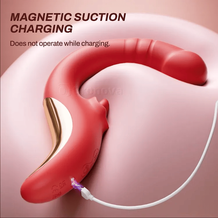 Licking G spot Vibrator - Thrusting & Vibrating