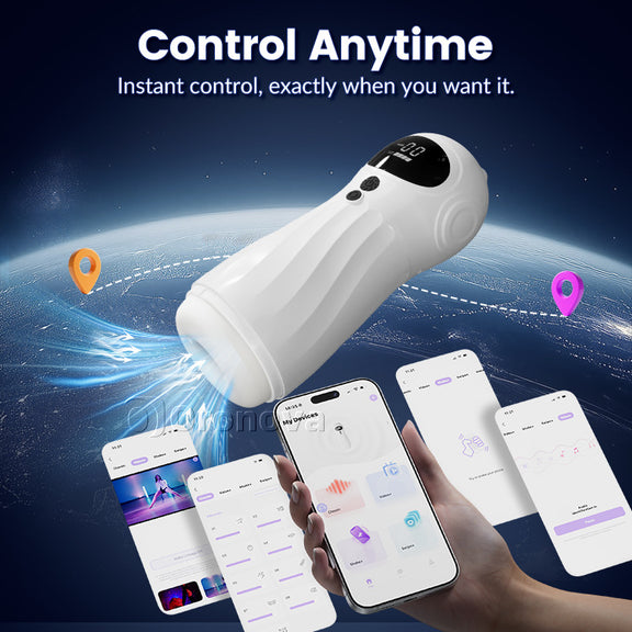 Automatic Male Masturbator - Suction Vibration & APP Remote Control ...