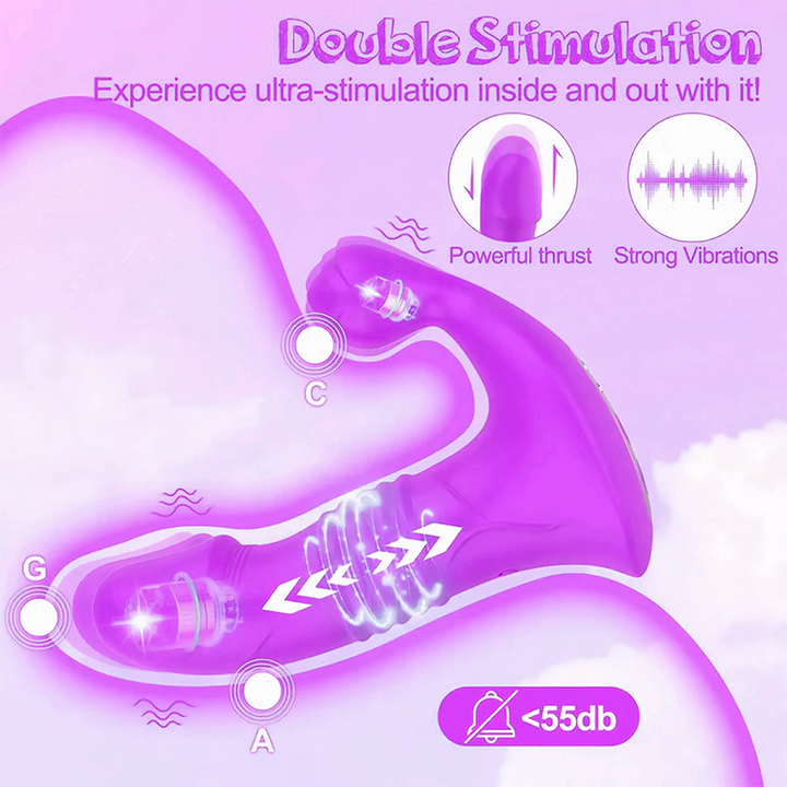 App-Controlled Thrusting Realistic Vibrator with Vibration Oronova App-Controlled Thrusting Realistic Vibrator with Vibration Oronova
