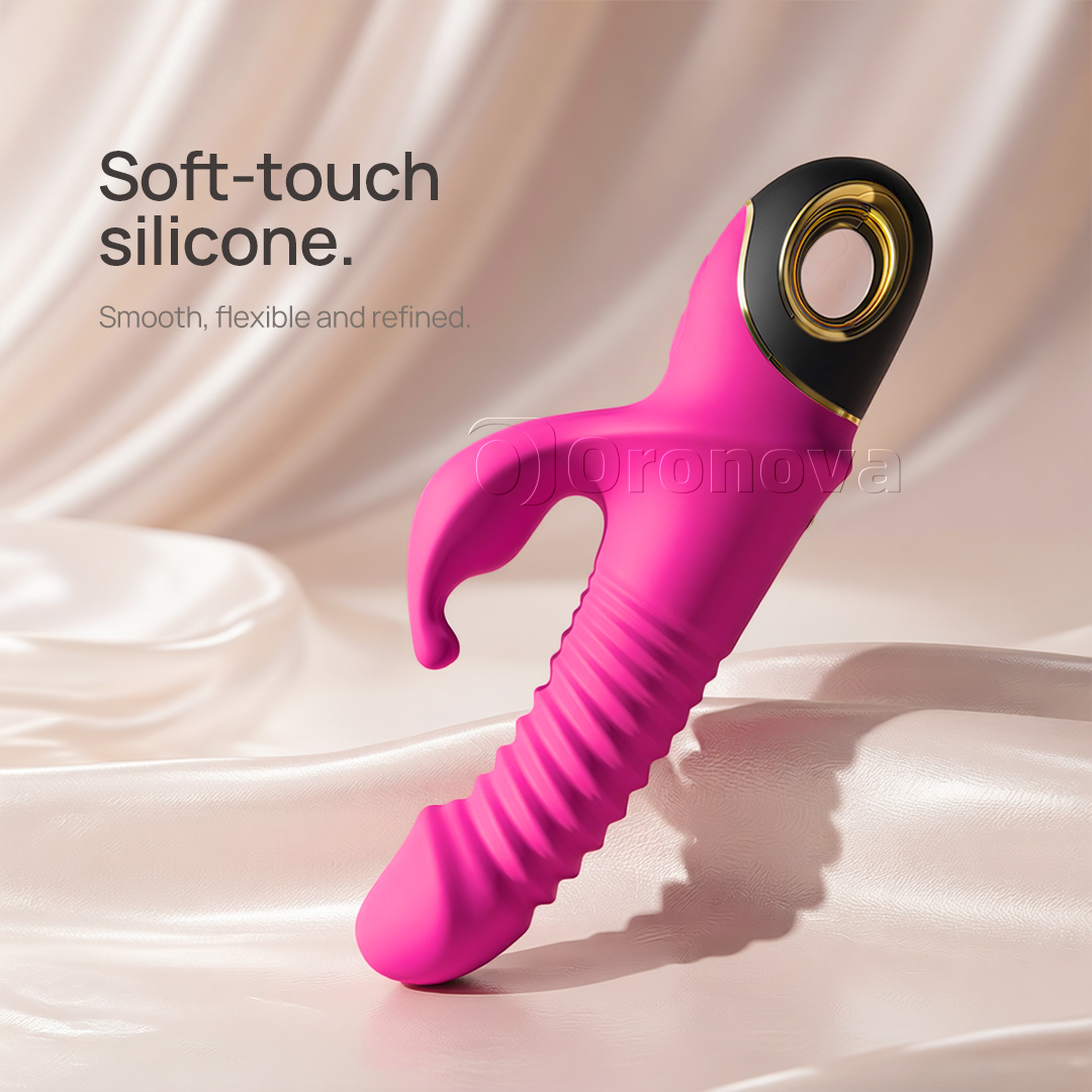 3-in-1 Thrusting Rabbit Vibrator 9 Vibration Modes
