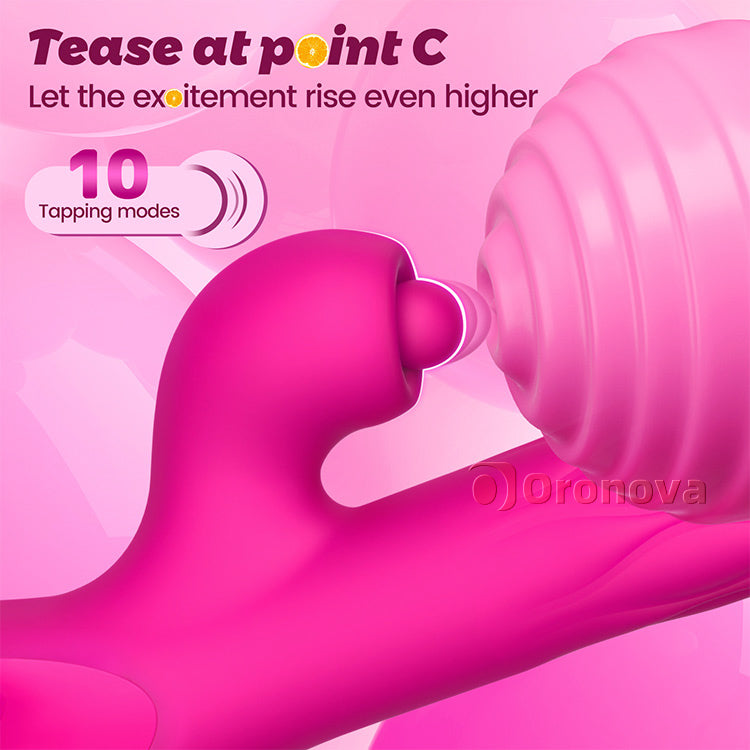 3-in-1 Tapping & Expanding Vibrator – G-Spot & Clitoral Stimulation