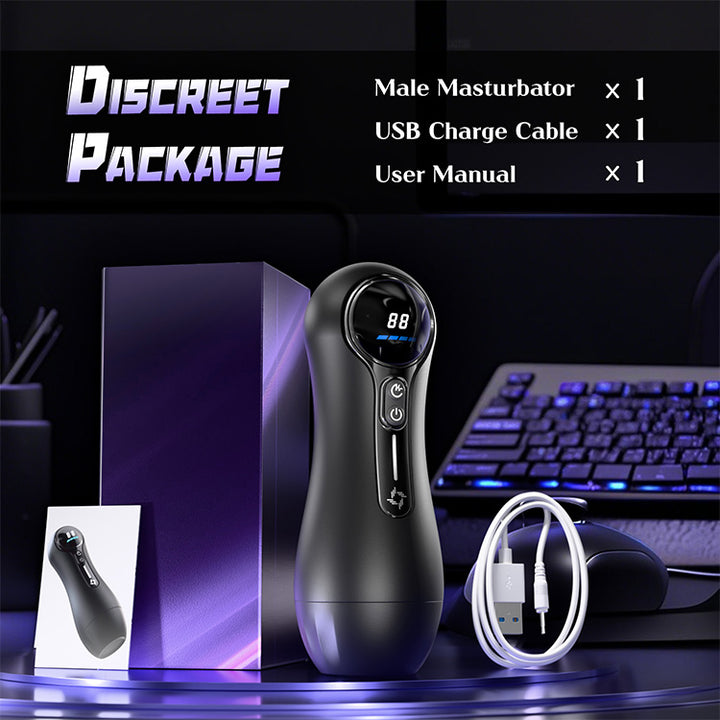 Automatic Male Masturbator 4 Suction Modes, 9 Vibrations, LED Displa Oronova Automatic Male Masturbator 4 Suction Modes, 9 Vibrations, LED Displa Oronova