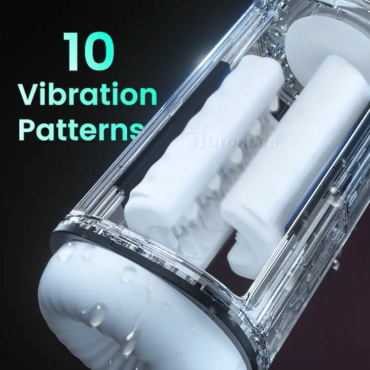 Auto Rubbing Masturbator - Vibration & 2 Heating Levels