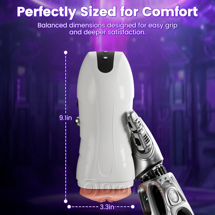 Male Automatic Suction Vibrating Masturbator – 10 Stimulation Modes