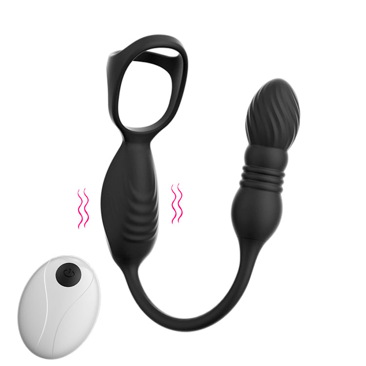 Wearable Thrusting Prostate Massager - 10 Vibrations & Remote Control