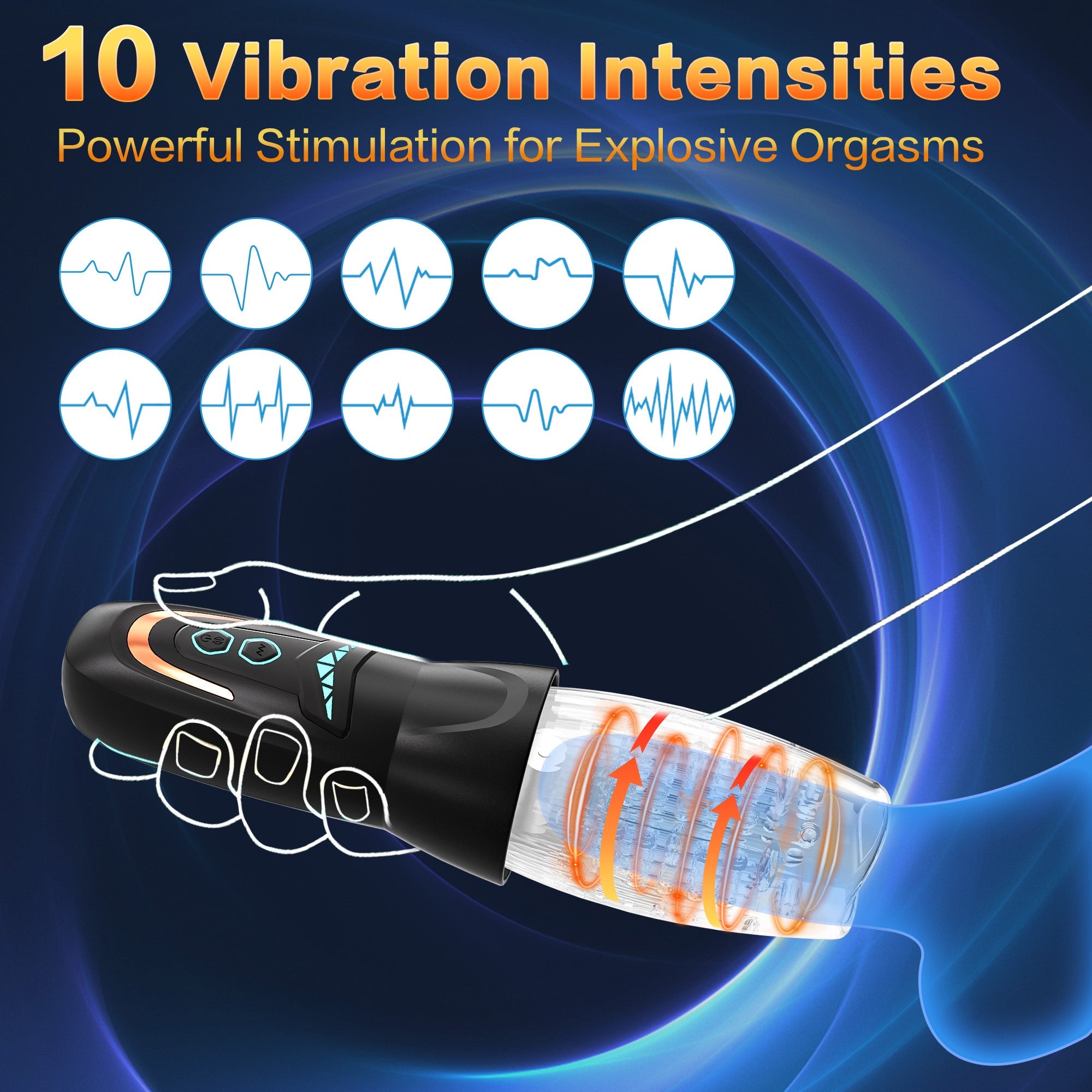 Automatic Masturbator with Vibration & Rotation