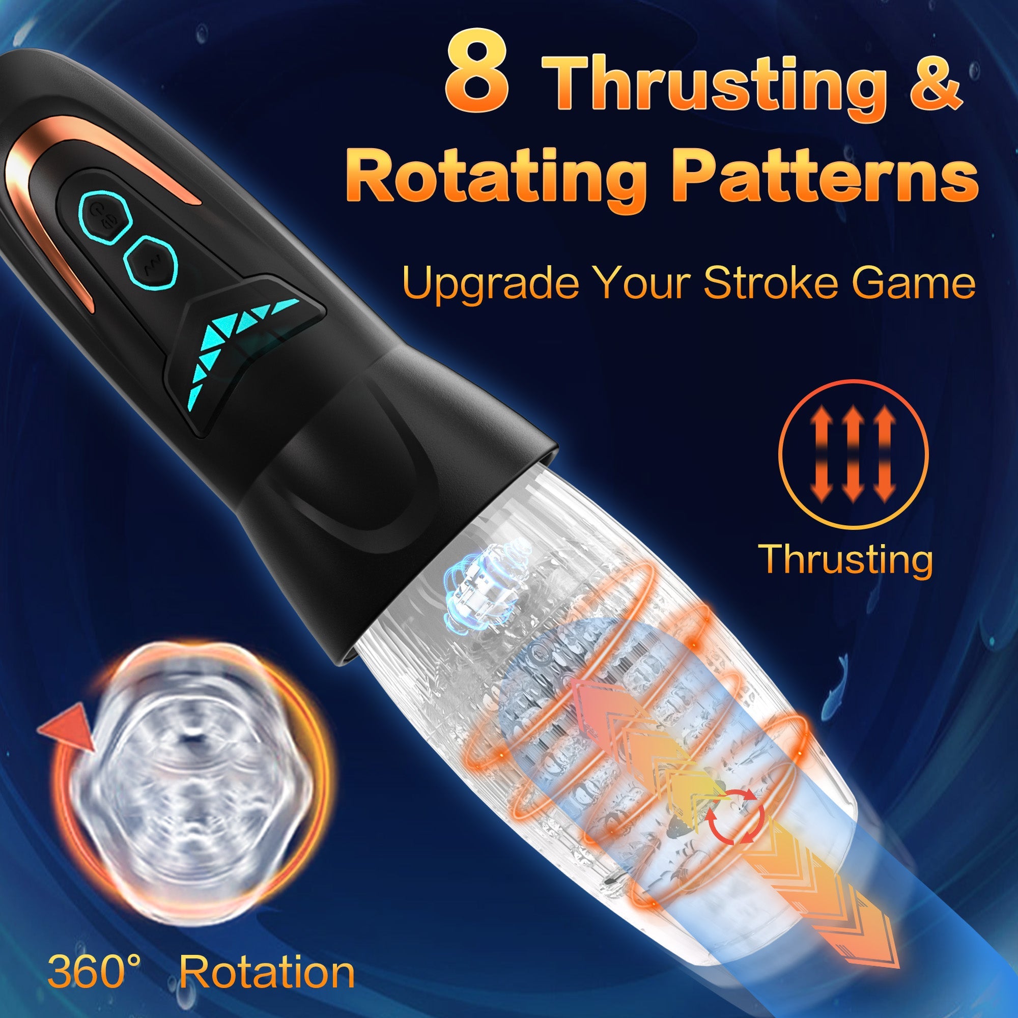 Automatic Masturbator with Vibration & Rotation