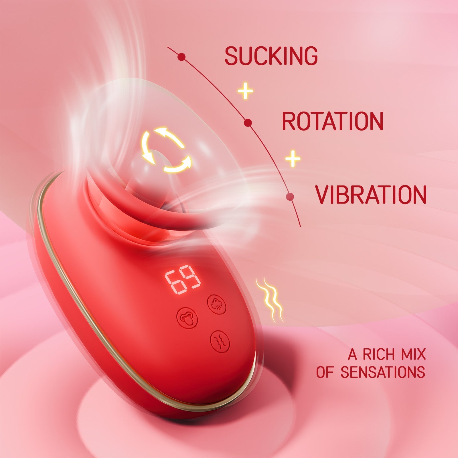 Women's Clitoral Suction Miracle with Licking Feature