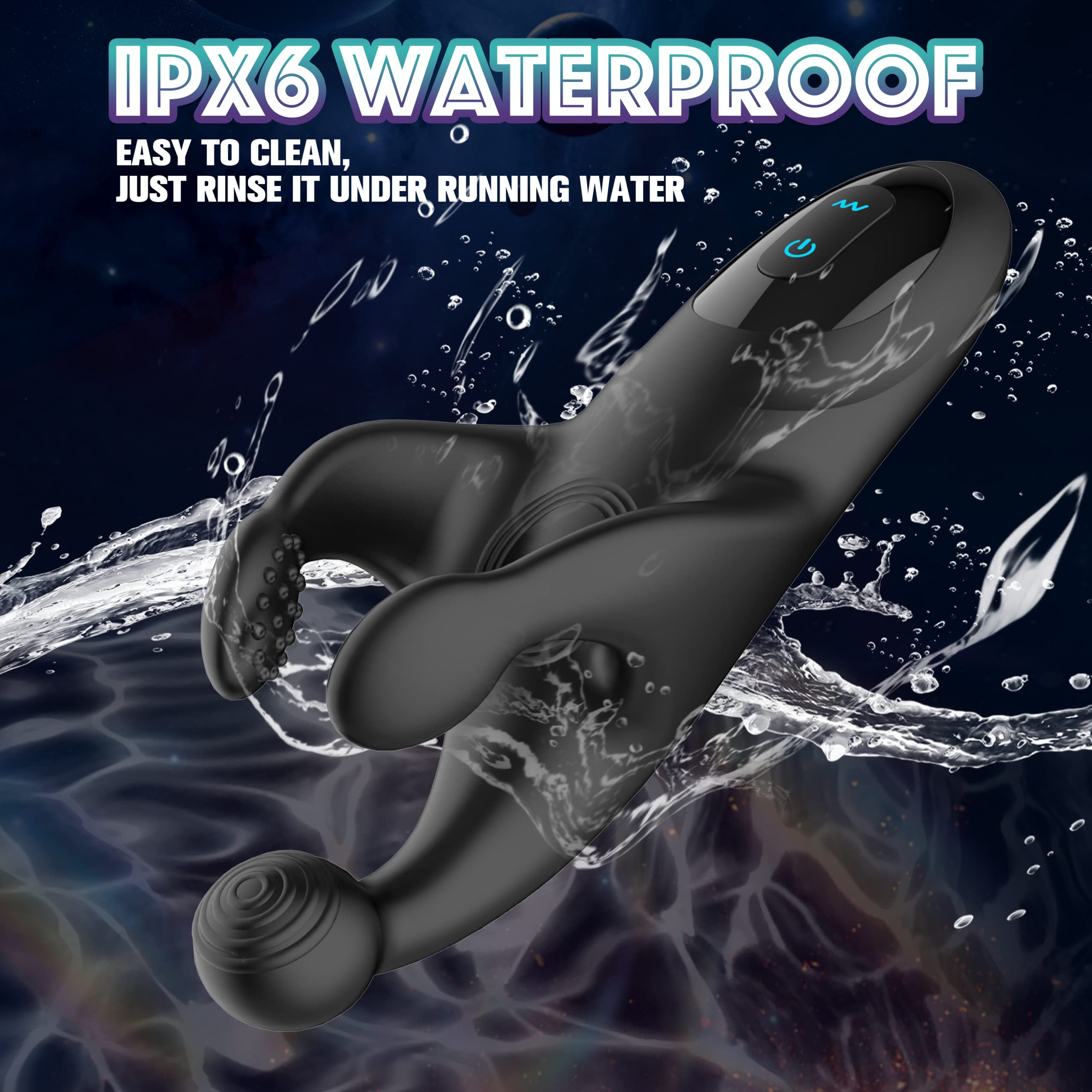 Penis Tapping Vibrator - Vibrating & Waterproof