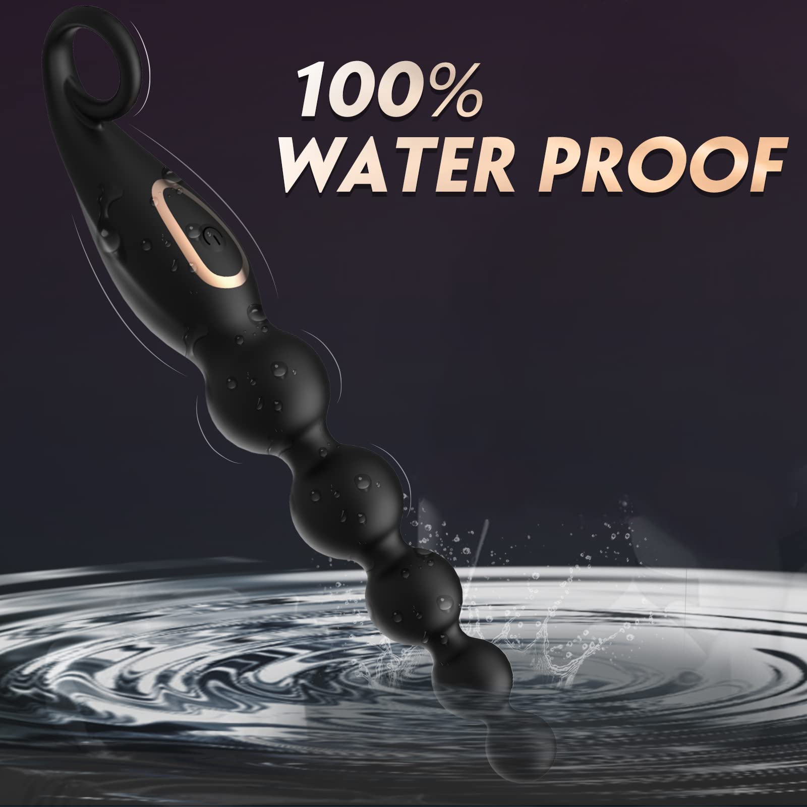 Aria Vibrating Silicone Anal Plug - Medium