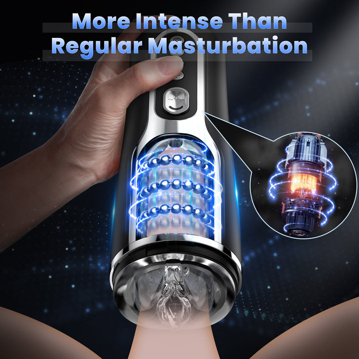 Auto Beads Male Masturbator - Massaging & Thrusting Oronova Auto Beads Male Masturbator - Massaging & Thrusting Oronova