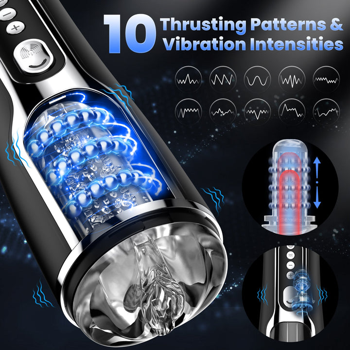 Auto Beads Male Masturbator - Massaging & Thrusting Oronova Auto Beads Male Masturbator - Massaging & Thrusting Oronova