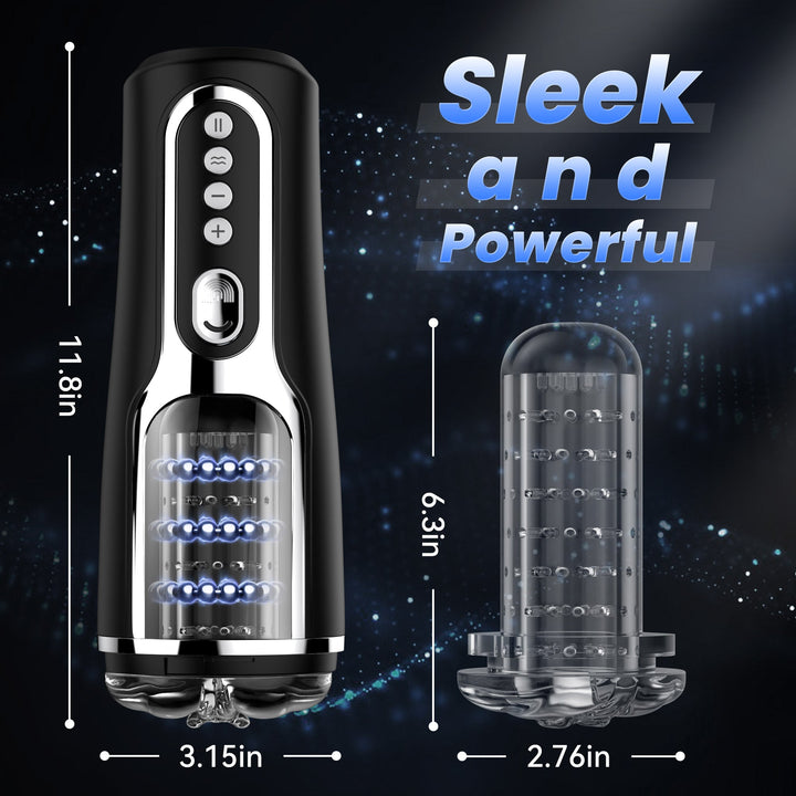 Auto Beads Male Masturbator - Massaging & Thrusting Oronova Auto Beads Male Masturbator - Massaging & Thrusting Oronova